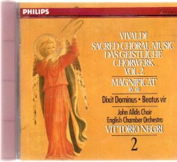 Sacred Choral Music, Volume 2 by Vivaldi ;   John Alldis Choir ,   English Chamber Orchestra ,   Vittorio Negri
