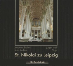 St. Nikolai zu Leipzig by Johannes Brahms ,   Julius Reubke ;   Jürgen Wolf