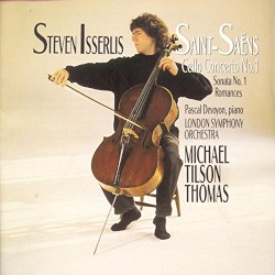 Cello Concerto no. 1 / Sonata no. 1 / Romances by Saint‐Saëns ;   London Symphony Orchestra ,   Michael Tilson Thomas ,   Steven Isserlis ,   Pascal Devoyon