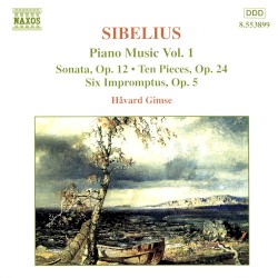 Piano Music, Volume 1 by Jean Sibelius ;   Håvard Gimse