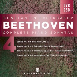 Complete Piano Sonatas 4 by Beethoven ;   Konstantin Scherbakov
