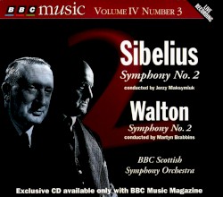 BBC Music, Volume 4, Number 3: Sibelius: Symphony no. 2 / Walton: Symphony no. 2 by Sibelius ,   Walton ;   BBC Scottish Symphony Orchestra ,   Jerzy Maksymiuk ,   Martyn Brabbins