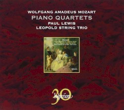 Piano Quartet in G minor K478 / Piano Quartet in E flat K493 by Wolfgang Amadeus Mozart ;   Leopold String Trio ,   Paul Lewis