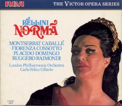Norma by Vincenzo Bellini ;   Montserrat Caballé ,   Fiorenza Cossotto ,   Plácido Domingo ,   Ruggero Raimondi ,   London Philharmonic Orchestra ,   Carlo Felice Cillario