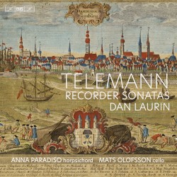 Recorder Sonatas by Telemann ;   Dan Laurin ,   Anna Paradiso ,   Mats Olofsson