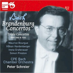 Brandenburg Concertos / Triple Concertos by Bach ;   Kammerorchester Carl Philipp Emanuel Bach ,   Peter Schreier