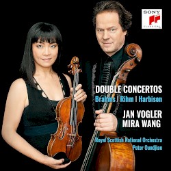 Double Concertos by Brahms ,   Rihm ,   Harbison ;   Jan Vogler ,   Mira Wang ,   Royal Scottish National Orchestra ,   Peter Oundjian