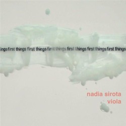 First Things First by Nadia Sirota