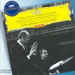 Klavierkonzerte 1–3 by Bartók ;   Géza Anda ,   Ferenc Fricsay ,   Radio‐Symphonie‐Orchester Berlin