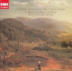 Symphony No. 7 in D minor, Op. 70 by Dvořák ;   London Philharmonic Orchestra ,   Carlo Maria Giulini