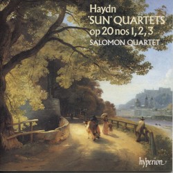 “Sun” Quartets, op. 20 nos. 1, 2, 3 by Haydn ;   Salomon Quartet