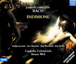 Endimione by Johann Christian Bach ;   Vasiljka Jezovšek ,   Ann Monoyios ,   Jörg Waschinski ,   Jörg Hering ,   Bruno Weil  &   Cappella Coloniensis