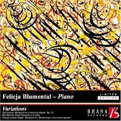 Variations by Carl Czerny ,   Carl Stamitz ,   Georg Joseph Vogler ;   Felicja Blumental
