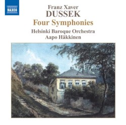 Four Symphonies by František Xaver Dušek ;   Helsinki Baroque Orchestra ,   Aapo Häkkinen