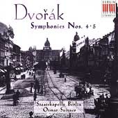 Symphonien Nr. 4 & Nr. 5 by Dvořák ;   Staatskapelle Berlin ,   Otmar Suitner