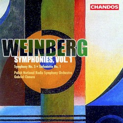 Symphonies, Volume 1: Symphony no. 5 / Sinfonietta no. 1 by Weinberg ;   National Polish Radio Symphony Orchestra ,   Gabriel Chmura