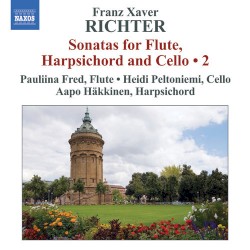 Sonatas for Flute, Harpsichord and Cello, Volume 2 by Franz Xaver Richter ;   Pauliina Fred ,   Heidi Peltoniemi ,   Aapo Häkkinen