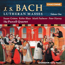 Lutheran Masses, Volume 1 by J. S. Bach ;   The Purcell Quartet ,   Susan Gritton ,   Robin Blaze ,   Mark Padmore ,   Peter Harvey