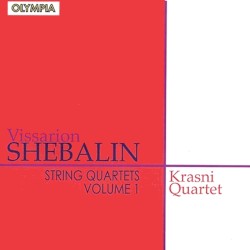 String Quartets, Volume 1 by Vissarion Shebalin ;   Krasni Quartet
