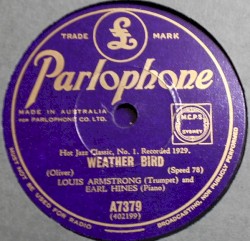 Weather Bird / Muggles by Louis Armstrong  And   Earl Hines  /   Louis Armstrong And His Orchestra