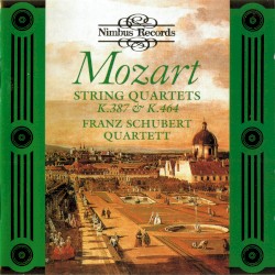 String Quartets, K. 387 & K. 464 by Mozart ;   Franz Schubert Quartett