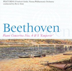 Piano Concertos nos. 4 & 5 “Emperor” by Ludwig van Beethoven ;   Friedrich Gulda ,   Vienna Philharmonic Orchestra ,   Horst Stein