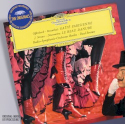 Gaîté Parisienne / Le beau Danube by Jacques Offenbach ,   Johann Strauss ,   Manuel Rosenthal ,   Paul Strauss  &   Radio-Symphonie-Orchester Berlin