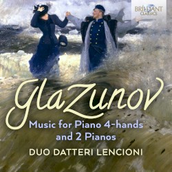 Music for Piano 4-Hands and 2 Pianos by Glazunov ;   Duo Datteri Lencioni
