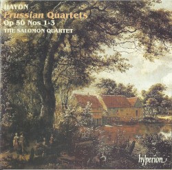 Prussian Quartets: op. 50 nos. 1-3 by Haydn ;   The Salomon Quartet