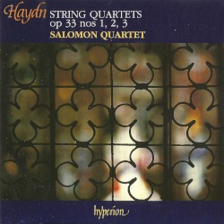 String Quartets, op. 33 nos. 1, 2, 3 by Haydn ;   Salomon Quartet
