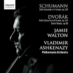 Cello Concertos by Dvořák ,   Schumann ;   Jamie Walton ,   Vladimir Ashkenazy ,   Philharmonia Orchestra