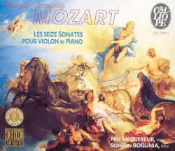 Les seize dernières sonates violon et piano by Wolfgang Amadeus Mozart ;   Petr Messiereur ,   Stanislav Bogunia