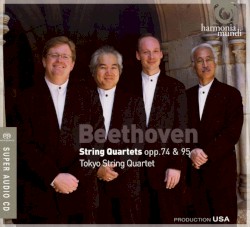 Beethoven: String Quartets, opp. 74 & 95 by Beethoven ;   Tokyo String Quartet