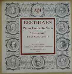 Piano Concerto No. 5 "Emperor", E Flat Major, Opus 73 by Beethoven ;   Hannes Kann ,   Netherlands Philharmonic Orchestra  -   Otto Ackermann