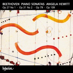Piano Sonatas: Op. 27 no. 1 / Op. 31 no. 2 / Op. 79 / Op. 109 by Beethoven ;   Angela Hewitt