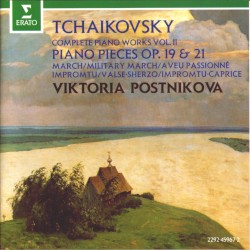 Complete Piano Works, Volume II by Tchaikovsky ;   Viktoria Postnikova