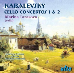 Cello Concertos 1 & 2 by Kabalevsky ;   Marina Tarasova ,   Symphony Orchestra of Russia ,   Veronika Duderova