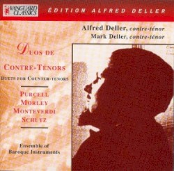 Duos de Contre-Ténors by Alfred Deller ,   Mark Deller ,   Ensemble of Baroque Instruments