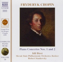 Complete Piano Music, Volume 14: Piano Concertos nos. 1 and 2 by Frédéric Chopin ;   Slovak State Philharmonic Orchestra (Košice) ,   Róbert Stankovský ,   İdil Biret