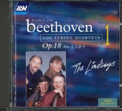 Beethoven String Quartets Op. 18, Nos 1-3 by Lindsay String Quartet