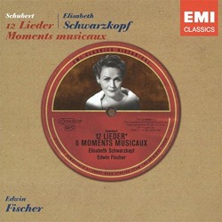 12 Lieder / Moments Musicaux by Franz Schubert ;   Elisabeth Schwarzkopf ,   Edwin Fischer