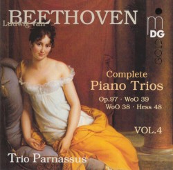 Complete Piano Trios, Vol. 4 by Beethoven ;   Trio Parnassus