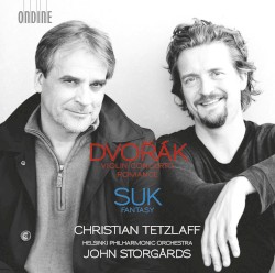 Dvořák: Violin Concerto / Romance / Suk: Fantasy by Dvořák ,   Suk ;   Christian Tetzlaff ,   Helsinki Philharmonic Orchestra ,   Christian Tetzlaff
