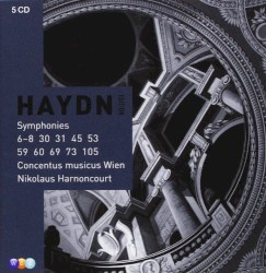 Symphonies by Haydn ;   Concentus Musicus Wien ,   Nikolaus Harnoncourt