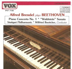 Piano Concerto no. 1 / "Waldstein" Sonata by Beethoven ;   Stuttgart Philharmonic ,   Wilfried Boettcher ,   Alfred Brendel