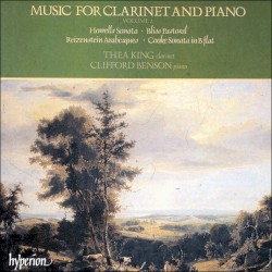 Music for Clarinet and Piano, Volume 2 by Howells ,   Bliss ,   Reizenstein ,   Cooke ;   Thea King ,   Clifford Benson