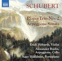 Piano Trio no. 2 / Arpeggione Sonata by Schubert ;   Erich Höbarth ,   Alexander Rudin ,   Aapo Häkkinen
