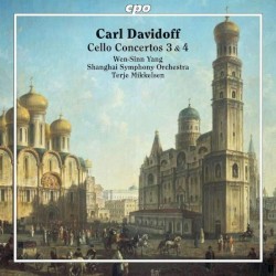 Cello Concertos 3 & 4 by Carl Davidoff ;   Wen‐Sinn Yang ,   Shanghai Symphony Orchestra ,   Terje Mikkelsen