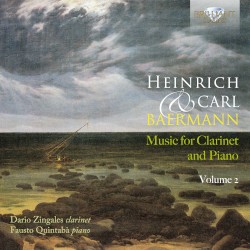 Music for Clarinet and Piano by Heinrich Baermann ,   Carl Baermann ;   Dario Zingales ,   Fausto Quintabà