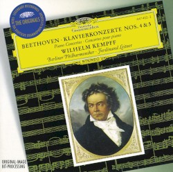Klavierkonzerte Nos. 4 & 5 by Beethoven ;   Wilhelm Kempff ,   Berliner Philharmoniker ,   Ferdinand Leitner